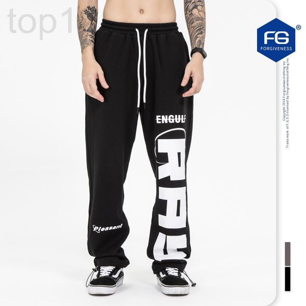 men's pants designer fg men's wear 2020 autumn and winter new national fashion large print legged drawstring casual sweatpants odj, Black
men's pants designer fg men's wear 2020 autumn and winter new national fashion large print legged drawstring casual sweatpants odj, Black