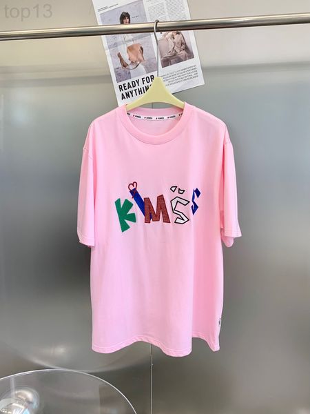 women's t-shirt designer chaopai 22 early spring new km color embroidery towel process pink age reducing loose and versatile short slee, White
women's t-shirt designer chaopai 22 early spring new km color embroidery towel process pink age reducing loose and versatile short slee, White