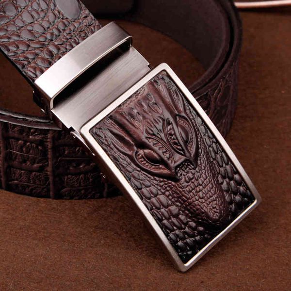 belts men's automatic sliding buckle bib leather head crocodile leisure, Black;brown
belts men's automatic sliding buckle bib leather head crocodile leisure, Black;brown