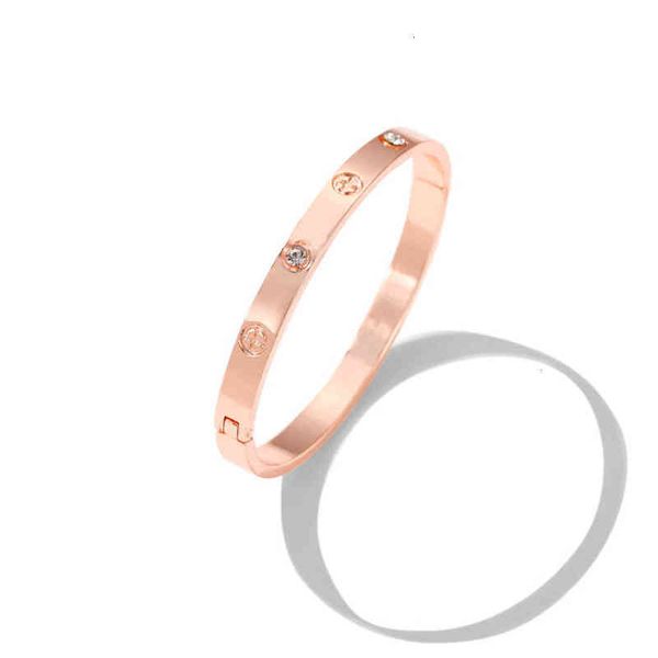 bracelet fashion versatile female eternal ring rose gold alloy couple hand jewelry, Black
bracelet fashion versatile female eternal ring rose gold alloy couple hand jewelry, Black