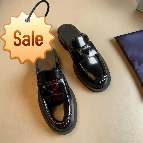 fashion slippers loafers genuine leather half dragged shoes autumn winter designer brand womens luxury anti-skid comfort, Black
fashion slippers loafers genuine leather half dragged shoes autumn winter designer brand womens luxury anti-skid comfort, Black