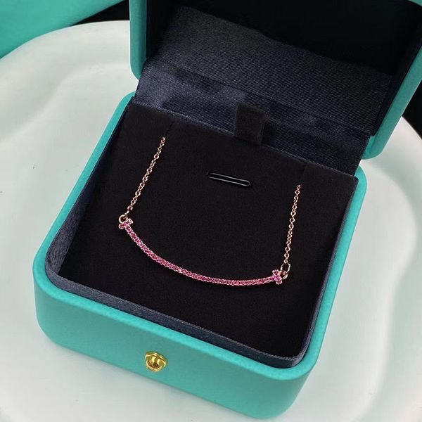 womens fashion sweet smile designer pendant necklaces with shining cute pink crystal zircon brand necklace choker party jewelry gift, Silver
womens fashion sweet smile designer pendant necklaces with shining cute pink crystal zircon brand necklace choker party jewelry gift, Silver