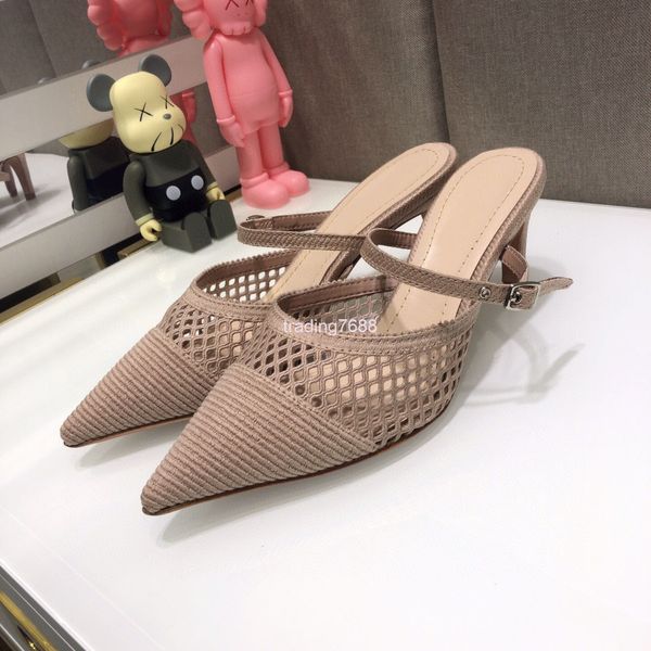 sandals summer style hollow pointed back baotou, wearing half slippers, french girls' thin heels, lazy high heels, Black
sandals summer style hollow pointed back baotou, wearing half slippers, french girls' thin heels, lazy high heels, Black
