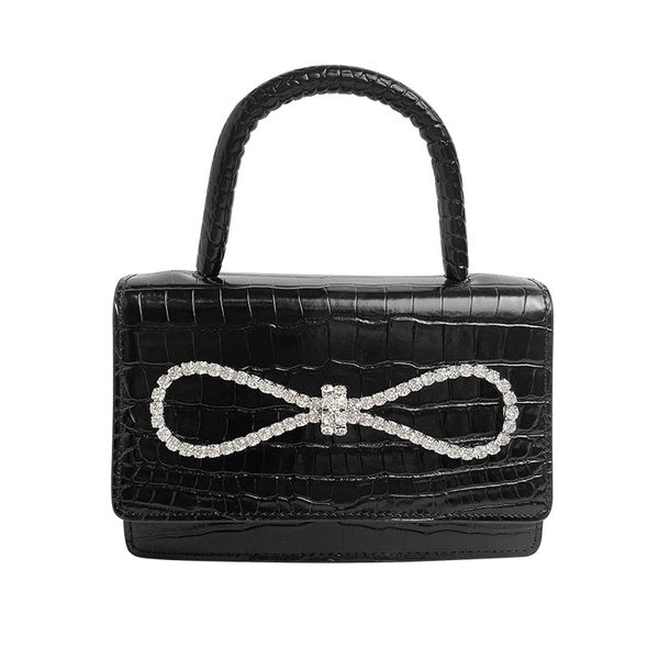 niche designer bow bag mini real leather 2 colors handbag for women with rhinestone set in summer style
niche designer bow bag mini real leather 2 colors handbag for women with rhinestone set in summer style