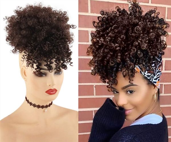 12 color african wig hair bag curly afro - headed caterpillar hair extensions, Black;brown
12 color african wig hair bag curly afro - headed caterpillar hair extensions, Black;brown