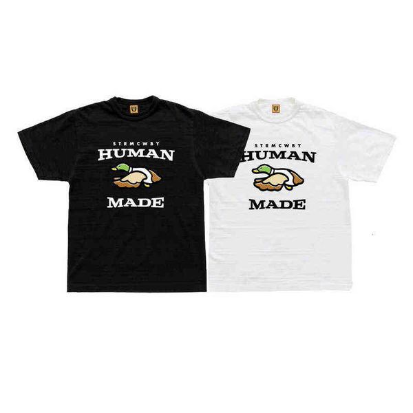 made human fashion wings flying duck short sleeve t-shirt slub cotton japanese trend men and women, White;black
made human fashion wings flying duck short sleeve t-shirt slub cotton japanese trend men and women, White;black