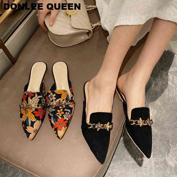 slippers new women pointed toe rubber metal chains flat slide footwear fashion casual mule shoes big size 41 42 zapatos de mujer 220514, Black
slippers new women pointed toe rubber metal chains flat slide footwear fashion casual mule shoes big size 41 42 zapatos de mujer 220514, Black
