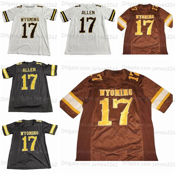 custom josh allen college football jersey men's all stitched white black brown any name number quality, Black;red
custom josh allen college football jersey men's all stitched white black brown any name number quality, Black;red