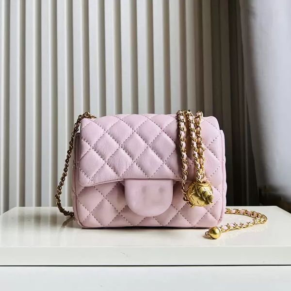 ly ladies classic mini flap metal ball bag square candy color quilted plaid weave chain adjustable strap gold hardware crossbody bag luxury
ly ladies classic mini flap metal ball bag square candy color quilted plaid weave chain adjustable strap gold hardware crossbody bag luxury