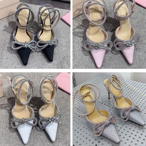 crystal bow dress shoes silk upper womens shoe ankle strap high heels pointed toe fashion sandales buckle rubber sole female sandal slingbac, Black
crystal bow dress shoes silk upper womens shoe ankle strap high heels pointed toe fashion sandales buckle rubber sole female sandal slingbac, Black