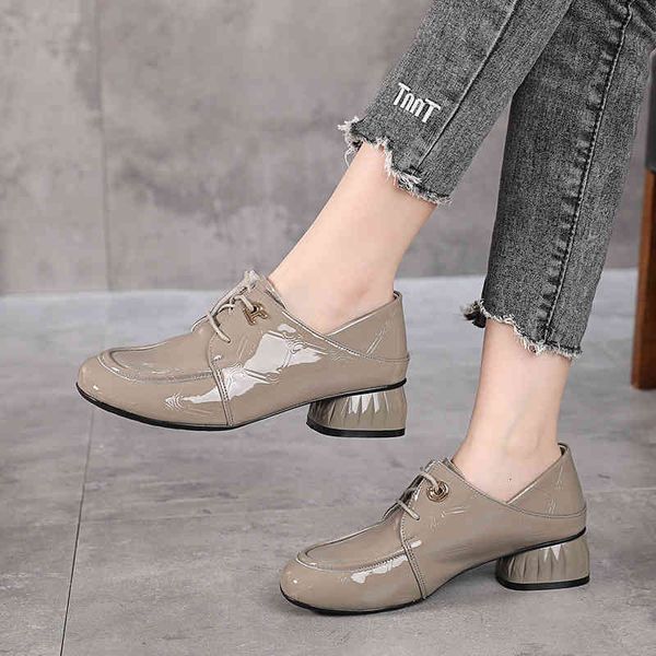 dress shoes square head thick heel deep mouth single shoe women's middle school front lace up leather patent autumn lefu shoes wt5596 r, Black
dress shoes square head thick heel deep mouth single shoe women's middle school front lace up leather patent autumn lefu shoes wt5596 r, Black
