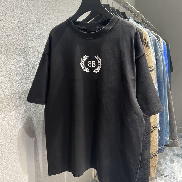 clothing spring and summer high version wheat ear print pullover round neck loose and versatile pure cotton men's and women's t-sh, White
clothing spring and summer high version wheat ear print pullover round neck loose and versatile pure cotton men's and women's t-sh, White