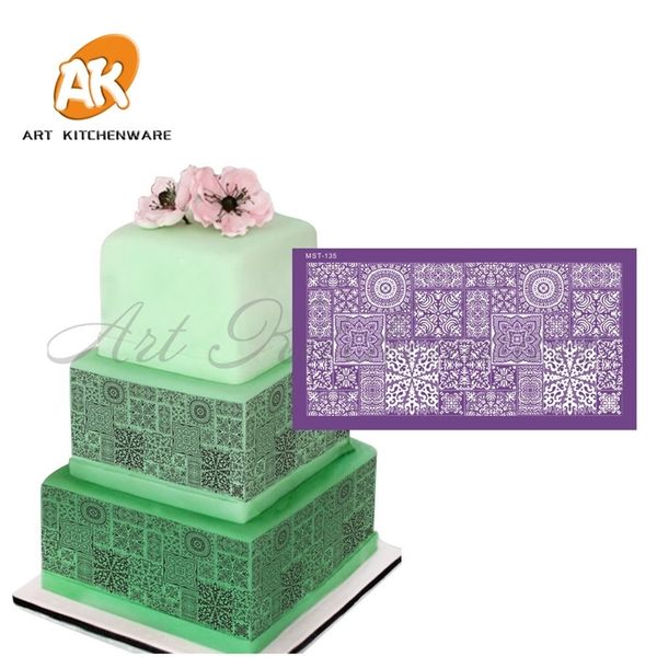 various flowers mesh stencil lace cake stencil cake decorating tools soft fabric stencils for fondant cake mold bakery t200523
various flowers mesh stencil lace cake stencil cake decorating tools soft fabric stencils for fondant cake mold bakery t200523