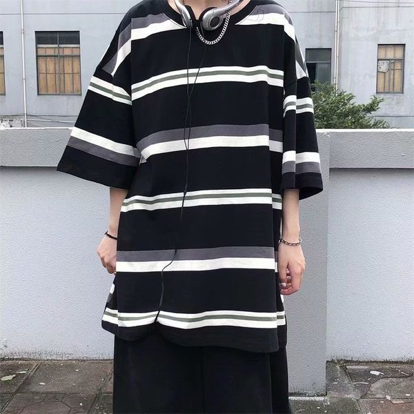 ebaihui loose striped tshirts man short-sleeved o-neck t-shirt men's mid-sleeve casual loose high street cool couple tees, White;black
ebaihui loose striped tshirts man short-sleeved o-neck t-shirt men's mid-sleeve casual loose high street cool couple tees, White;black