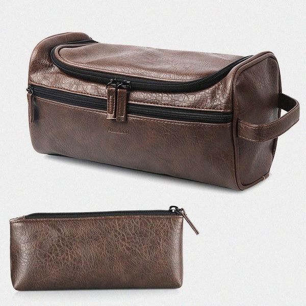 large & portage travel makeup toiletry bag for women neceser mujer men's vintage pu leather washing storage bag b22m#
large & portage travel makeup toiletry bag for women neceser mujer men's vintage pu leather washing storage bag b22m#