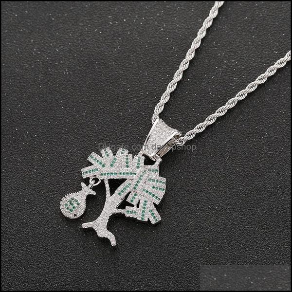 pendant necklaces pendants jewelry hip hop gold sier color cubic zircon us dollar money tree necklace for men bl dhr38, Silver
pendant necklaces pendants jewelry hip hop gold sier color cubic zircon us dollar money tree necklace for men bl dhr38, Silver