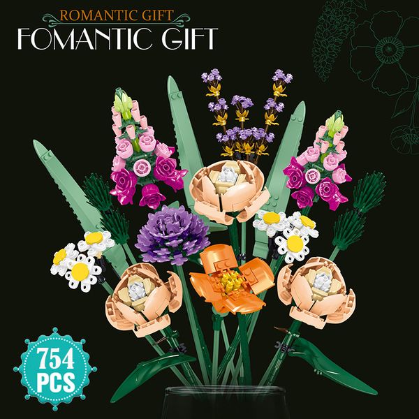 famous flowers 10801 moc love bouquet rose flower model building blocks diy potted illustration holiday girlfriend romantic gift
famous flowers 10801 moc love bouquet rose flower model building blocks diy potted illustration holiday girlfriend romantic gift
