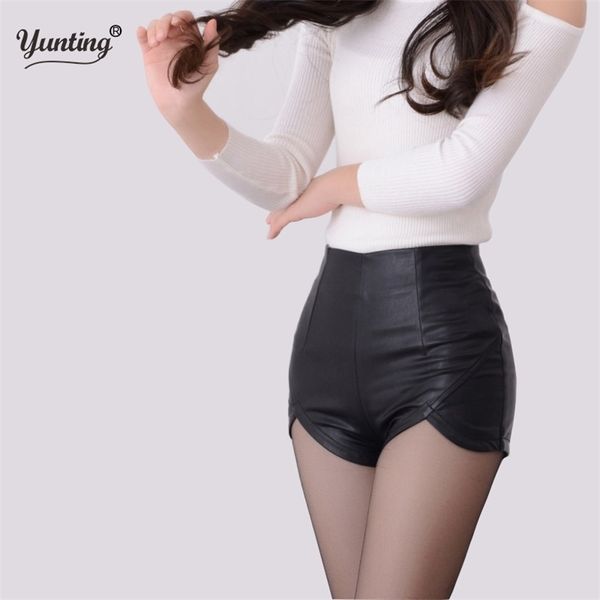 new fashion summer women's black red pu high waist shorts vintage slim slit size s2xl leather shorts t200602, White;black
new fashion summer women's black red pu high waist shorts vintage slim slit size s2xl leather shorts t200602, White;black