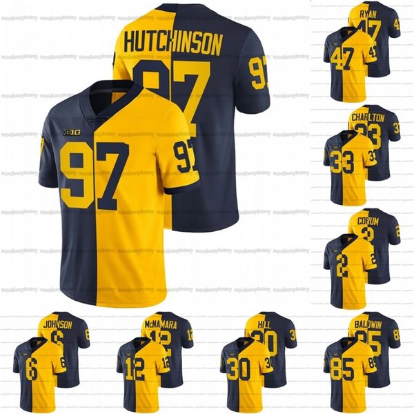 a3740 custom michigan wolverines jersey 2021-22 ncaa college football aidan hutchinson daylen baldwin daxton hill cade mcnamara cornelius jo, Black
a3740 custom michigan wolverines jersey 2021-22 ncaa college football aidan hutchinson daylen baldwin daxton hill cade mcnamara cornelius jo, Black