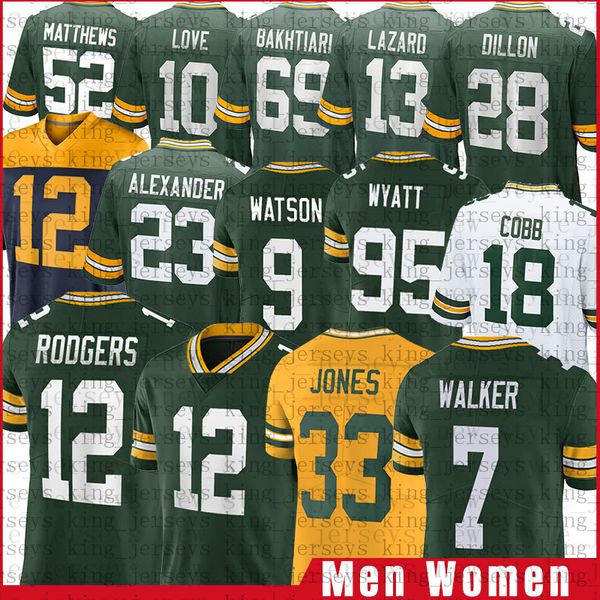 12 aaron rodgers football jerseys''packers''33 aaron jones quay walker christian watson devonte wyatt dillon david bakht, Black;red
12 aaron rodgers football jerseys''packers''33 aaron jones quay walker christian watson devonte wyatt dillon david bakht, Black;red