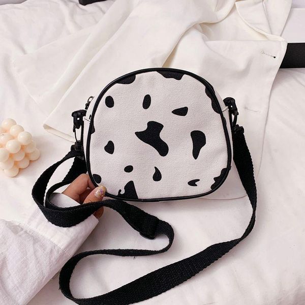 evening bags fashion canvas crossbody bag round zipper milk cow pattern exquisite simplicity casual all-match shoulder women's coin pur
evening bags fashion canvas crossbody bag round zipper milk cow pattern exquisite simplicity casual all-match shoulder women's coin pur