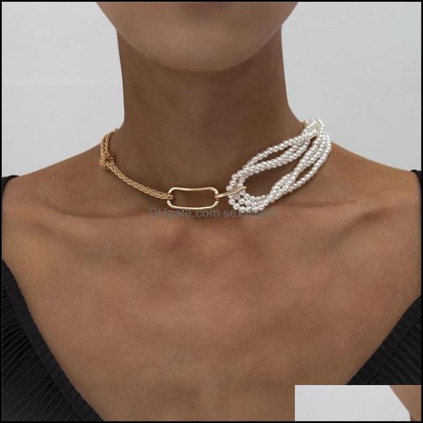 other necklaces pendants jewelry unique chunky twist chain female charm necklace gothic mti layered imitation pearl pendant neckla dh81t, Silver
other necklaces pendants jewelry unique chunky twist chain female charm necklace gothic mti layered imitation pearl pendant neckla dh81t, Silver