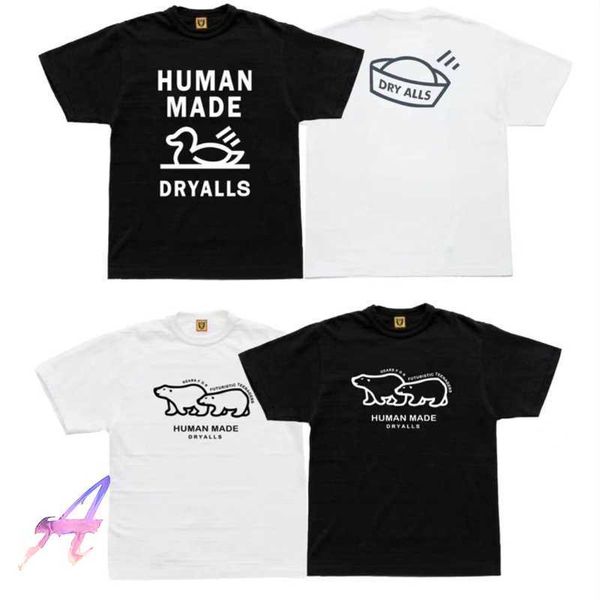 human made tee solid color swimming duck men women couple japanese casual slub cotton t shirt harajuku, White;black
human made tee solid color swimming duck men women couple japanese casual slub cotton t shirt harajuku, White;black
