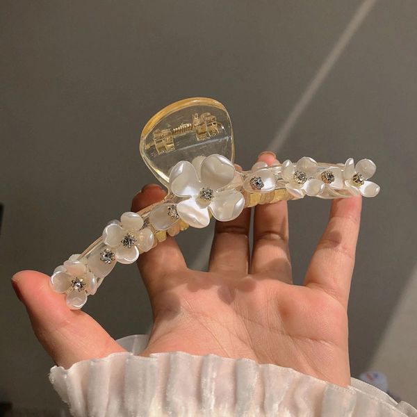 crystal pearl flower clamps fashion elegant hairpins horsetail hair claws headwear for women hair accessories, Slivery;golden
crystal pearl flower clamps fashion elegant hairpins horsetail hair claws headwear for women hair accessories, Slivery;golden