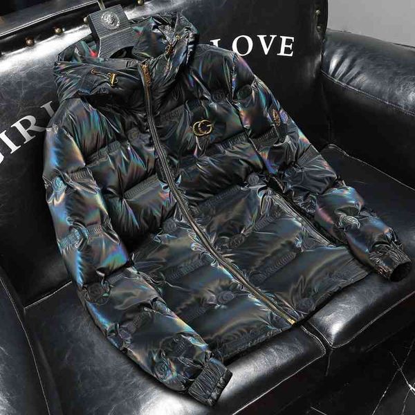 fashion new men's down jacket luxury brand designer wholesale winter trend hooded colorful, Black
fashion new men's down jacket luxury brand designer wholesale winter trend hooded colorful, Black