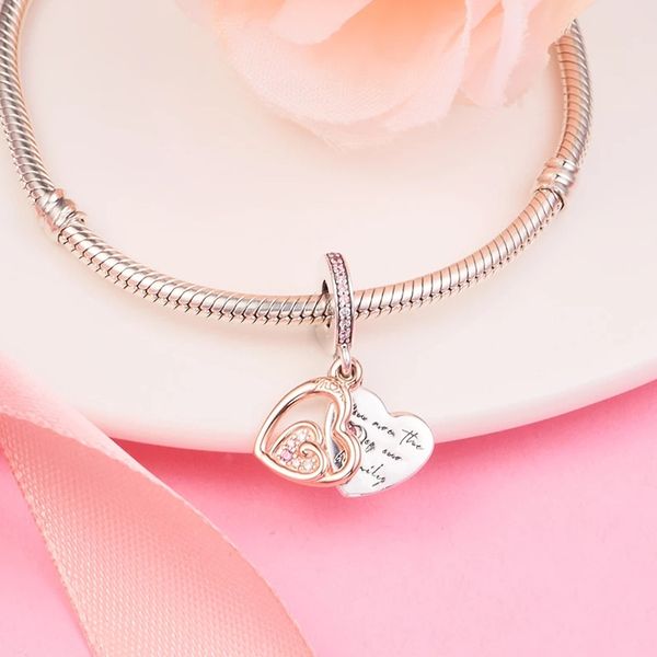 2022 mother's gift 925 sterling silver entwined infinite hearts double dangle charm bead fits pandora bracelet diy jewelry making loose, Black
2022 mother's gift 925 sterling silver entwined infinite hearts double dangle charm bead fits pandora bracelet diy jewelry making loose, Black