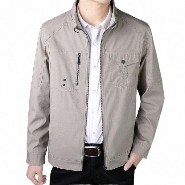 jacket men's korean slim young and middle-aged 2021 spring autumn large size business thin casual pure color jackets w5pz#, Black;brown 
jacket men's korean slim young and middle-aged 2021 spring autumn large size business thin casual pure color jackets w5pz#, Black;brown