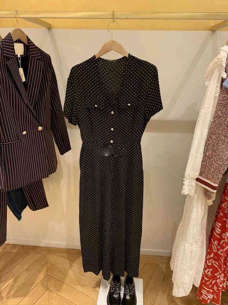 women's shorts s family spring and summer temperament lady wave dot printing shows thin wide leg jumpsuit women, White;black
women's shorts s family spring and summer temperament lady wave dot printing shows thin wide leg jumpsuit women, White;black
