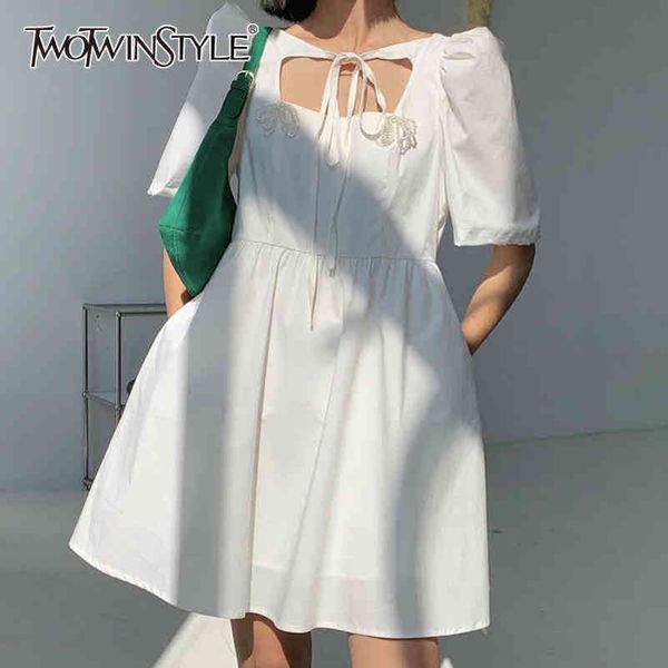 elegant patchwork pearl bow dress for women o neck short sleeve white mini dresses female fashion clothing 210423, Black;gray
elegant patchwork pearl bow dress for women o neck short sleeve white mini dresses female fashion clothing 210423, Black;gray