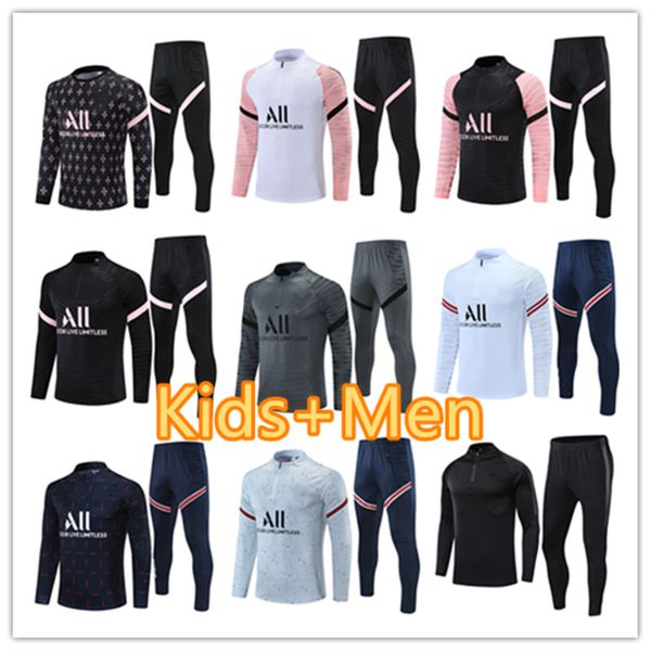 men kids soccer tracksuit jacket men long sleeves survetement sets hommes sportswear training suits footbal, Black
men kids soccer tracksuit jacket men long sleeves survetement sets hommes sportswear training suits footbal, Black