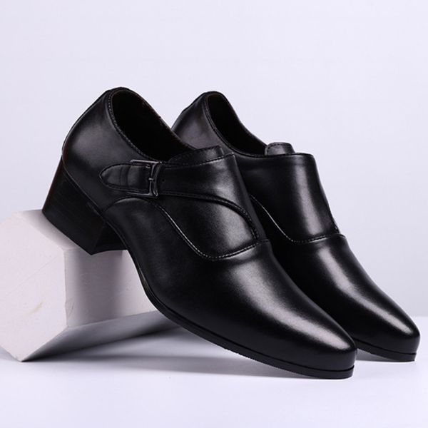classic luxury men's business leather shoes cowhide pointed 6/8cm height increasing black shoe wedding party office footwear
classic luxury men's business leather shoes cowhide pointed 6/8cm height increasing black shoe wedding party office footwear