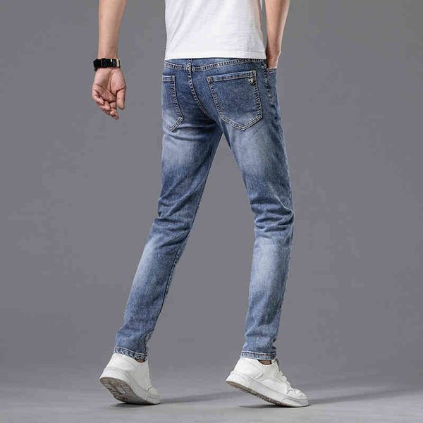 men's jeans boutique men's jeans spring and summer thin slim fit small feet elastic leisure trend eagle head pants 7hho, Blue
men's jeans boutique men's jeans spring and summer thin slim fit small feet elastic leisure trend eagle head pants 7hho, Blue
