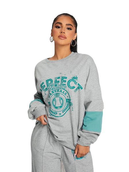 sxy letter graphic drop shoulder sweatshirt i1r1#, Black
sxy letter graphic drop shoulder sweatshirt i1r1#, Black