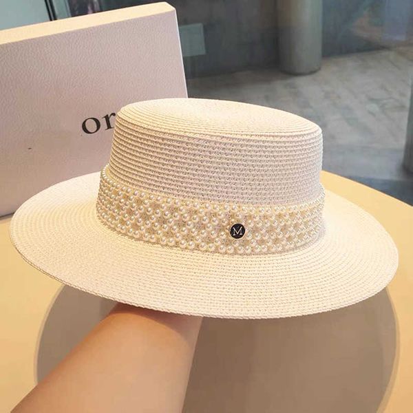 summer girls women casual pearls beach caps ladies female ribbon letter visor sun protection straw hat, Blue;gray
summer girls women casual pearls beach caps ladies female ribbon letter visor sun protection straw hat, Blue;gray