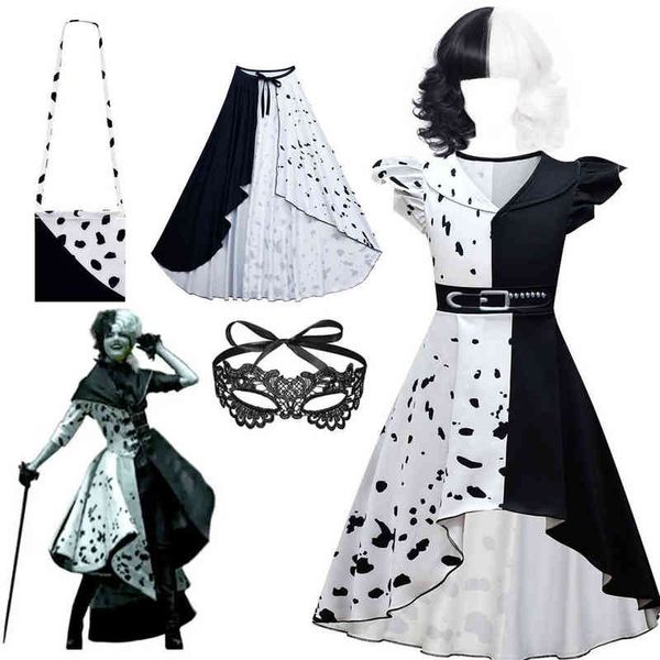cruella cosplay cruella de vil come deville dress girl woman outfit children halloween carnival birthday party suit estella l220715, Red;yellow
cruella cosplay cruella de vil come deville dress girl woman outfit children halloween carnival birthday party suit estella l220715, Red;yellow