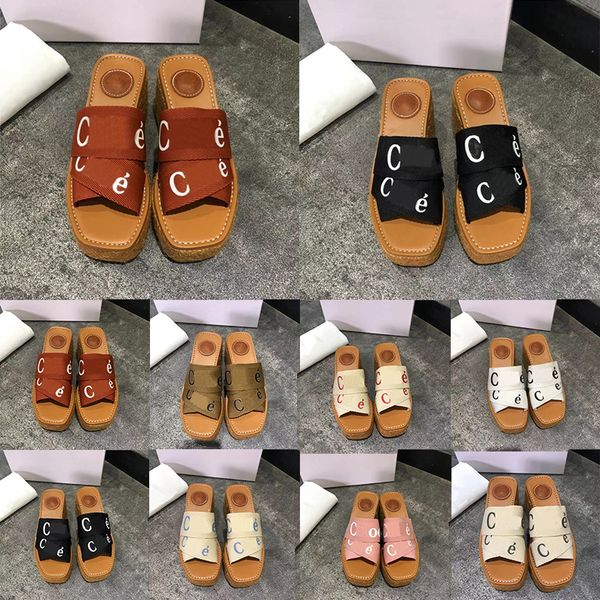 women designer sandals woody espadrille platform wedge mules canvas slides slipper thong slingback shoes square toe sneakers size 35-42, Black
women designer sandals woody espadrille platform wedge mules canvas slides slipper thong slingback shoes square toe sneakers size 35-42, Black