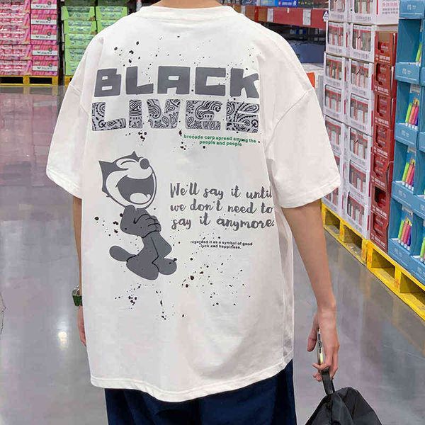designer men's t-shirt cotton short t-shirt men's wear summer round neck loose half sleeve clothes brand fashion ins handsome boys, White;black
designer men's t-shirt cotton short t-shirt men's wear summer round neck loose half sleeve clothes brand fashion ins handsome boys, White;black