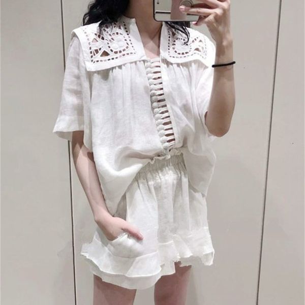 warehouse clothing french niche summer new small fresh white short sleeved embroidered shirt hollowed out shirt women's outlet_zo4x
warehouse clothing french niche summer new small fresh white short sleeved embroidered shirt hollowed out shirt women's outlet_zo4x
