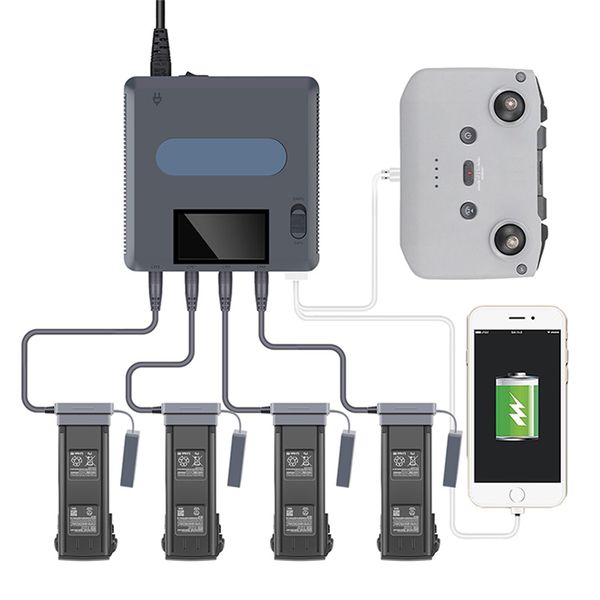 4 ports led battery charger for dji mavic 3 mavic3 cine drone fast 5v3a dual usb mobile phone charging hub adapter
4 ports led battery charger for dji mavic 3 mavic3 cine drone fast 5v3a dual usb mobile phone charging hub adapter