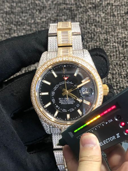 2022 new gold and silver moissanite fully frozen diamond watch pass tested automatic mechanical original buckle mechanical all functions wor, Slivery;brown
2022 new gold and silver moissanite fully frozen diamond watch pass tested automatic mechanical original buckle mechanical all functions wor, Slivery;brown