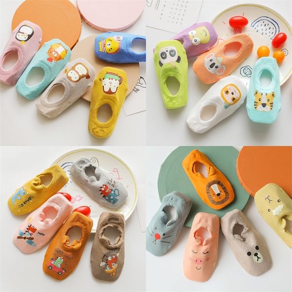 5 pairs /set baby boy ankle socks cotton toddler anti-slip sock lovely cartoon animals kids sock fashion 1-6years summer 220512, Pink;yellow
5 pairs /set baby boy ankle socks cotton toddler anti-slip sock lovely cartoon animals kids sock fashion 1-6years summer 220512, Pink;yellow