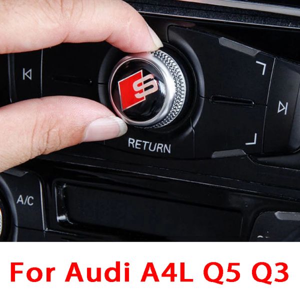 car center control panel knobs volume adjustment spor emblem decorative badge stickers for audi a4l q5 q3 interior accessories
car center control panel knobs volume adjustment spor emblem decorative badge stickers for audi a4l q5 q3 interior accessories