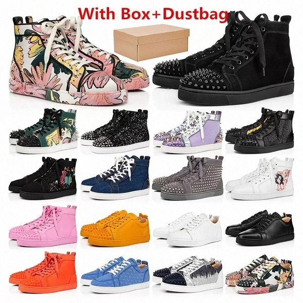 designers luxurys mens shoes high low studded spikes fashion suede leather black silver women flat sneaker party lovers size 36-47 i4xd#
designers luxurys mens shoes high low studded spikes fashion suede leather black silver women flat sneaker party lovers size 36-47 i4xd#