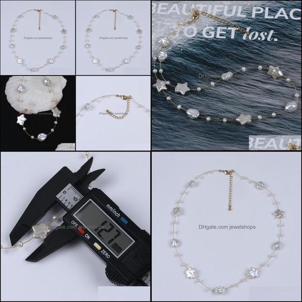 chains design gold sier chainjewelry real fresh water pearl star shape women gift short chain necklacechains drop jewelshops dhg03, Silver
chains design gold sier chainjewelry real fresh water pearl star shape women gift short chain necklacechains drop jewelshops dhg03, Silver
