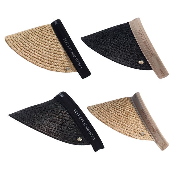 summer hat women weave straw empty beach cap clip on solid color wide brim uv protection breathable sun visor 220616, Blue;gray
summer hat women weave straw empty beach cap clip on solid color wide brim uv protection breathable sun visor 220616, Blue;gray