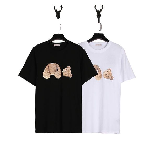 2022 broken head teddy bear print pattern t shirt street fashion couple loose cartoon short sleeves men and women #00, White;black
2022 broken head teddy bear print pattern t shirt street fashion couple loose cartoon short sleeves men and women #00, White;black